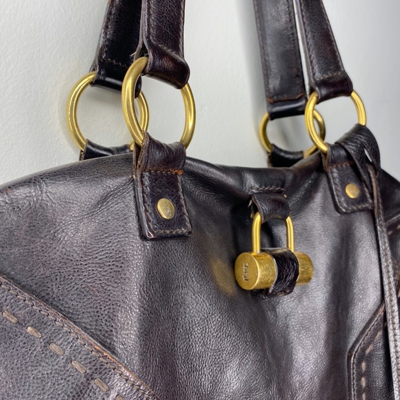 YSL Large Muse Bag - Chocolate Brown - Picture 3 of 12